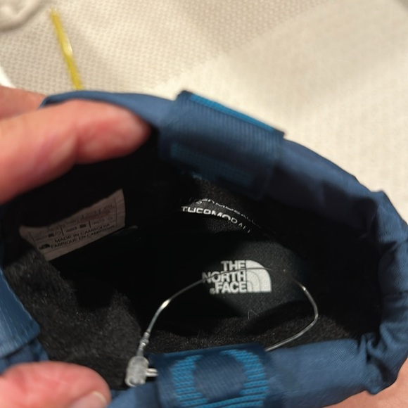 NWOB The North Face Thermoball ECO SNOW KIDS Blue Quilted Boots 4 DRIVENT - Picture 9 of 13